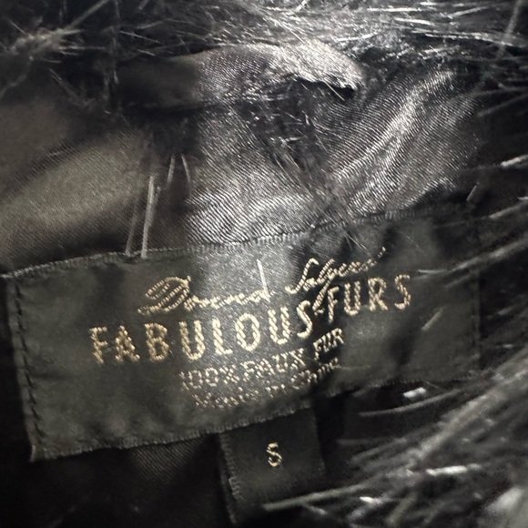 Donna Salyers Fabulous Furs faux fur zip vest Y2K Baddie cabincore winter - Picture 11 of 11